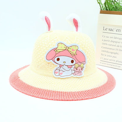 Children's Straw Summer Fisherman Boy Sun Protection The Kids' Headwear