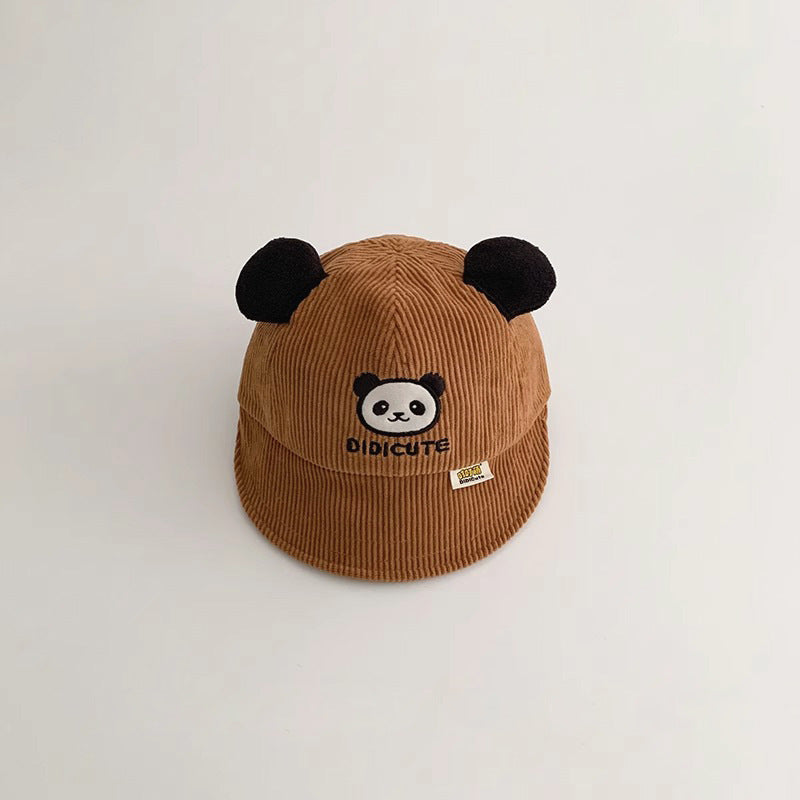 Fashion Hat Cute Panda Warm Peaked Kids' Headwear