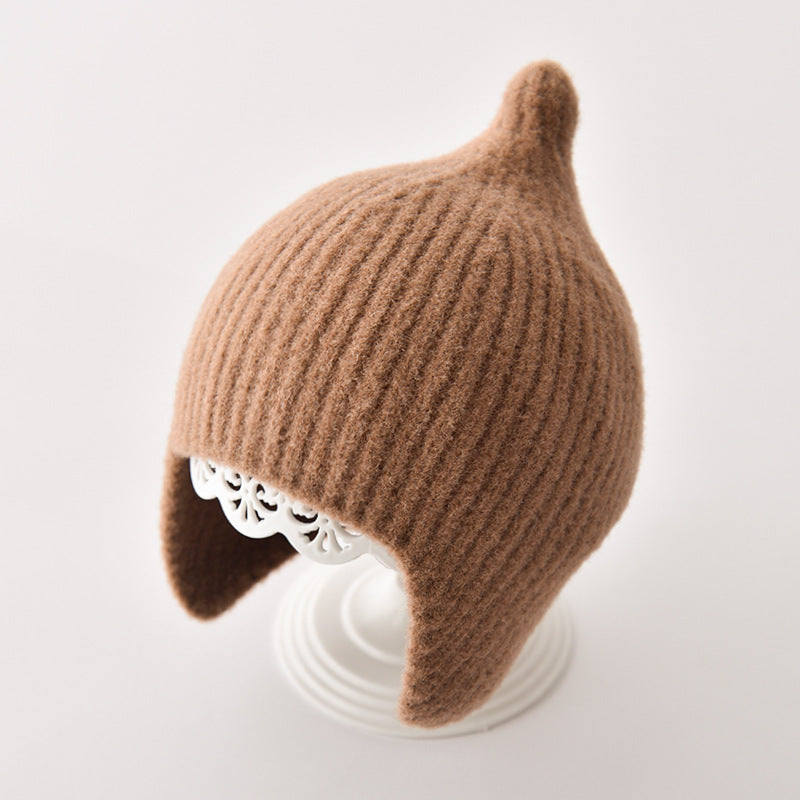 Cute Knit Male Female Knitted Ear Kids' Headwear