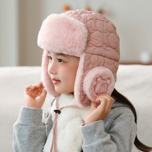 Children's Warm Fisherman Hat Winter Korean Cycling Outing Fine Kids' Headwear