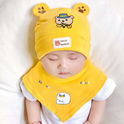 Hat Boy Sleeve Beanie Years Old Kids' Headwear