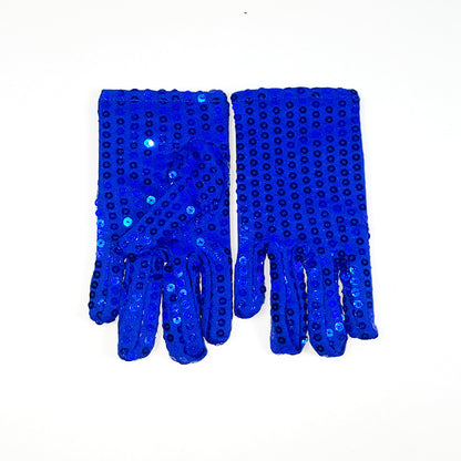 Children's Sequined Dance Show Kindergarten Jackson Adult Gloves