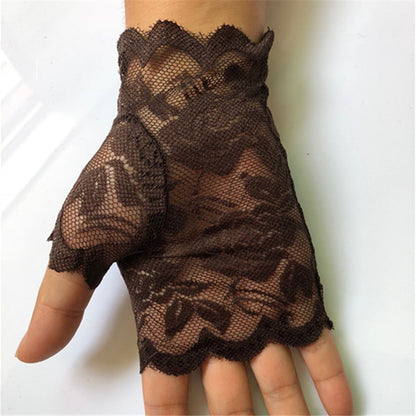 Creative Style Lace Fashion Wedding Dress Decoration Half Gloves