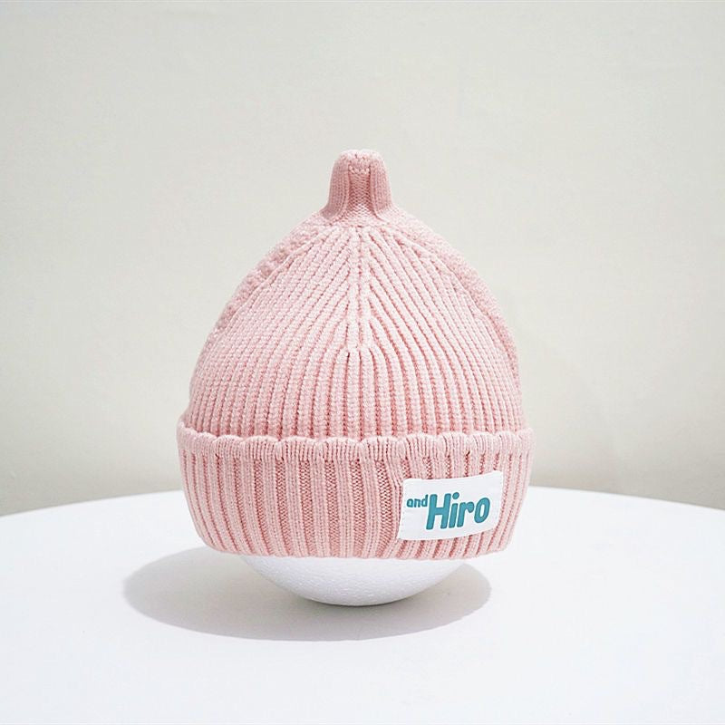 Winter Korean Style Boys Plush Bonnet Knitted Kids' Headwear