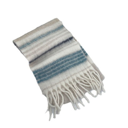 High Sense British Designer Model Saturn Striped Scarfs