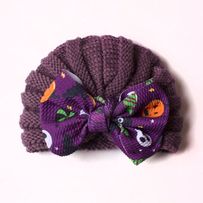 Keep Warm Knitted Hat Funny Bow Kids' Headwear