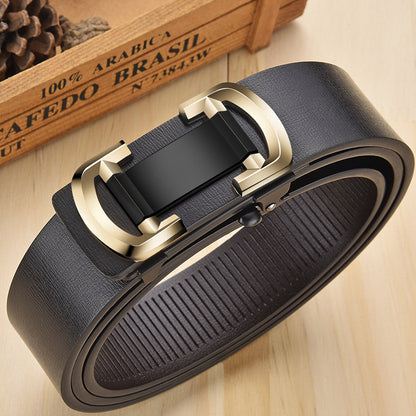 Men's Toothless Automatic Buckle Inner Wear Fashionable Business Pant Belts