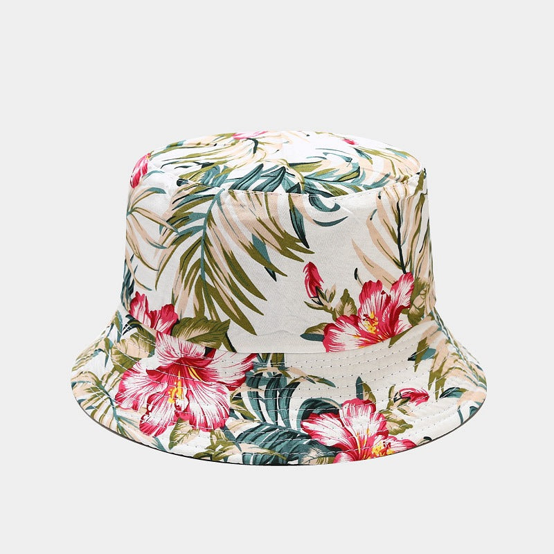 Women's Printed Double-sided Sun Summer Outdoor Travel Hats & Caps