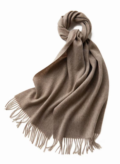 Women's Solid Color Thickened Warm Shawl Simple Scarfs