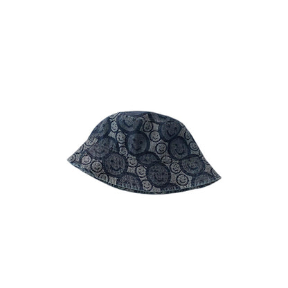 Children's Smiley Face Sunshade Denim Boy Sun Kids' Headwear