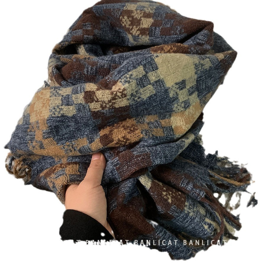 Women's & Men's Warm For Couple Plus Size Thickened Scarfs