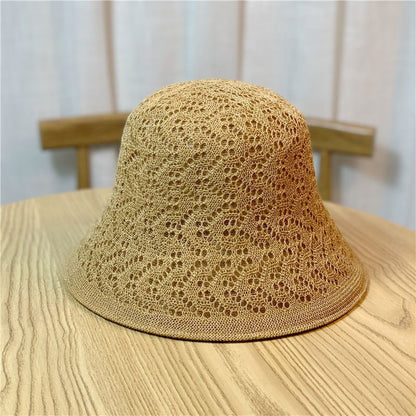 Female Summer Double-sided Bucket Korean Style Versatile Hats & Caps