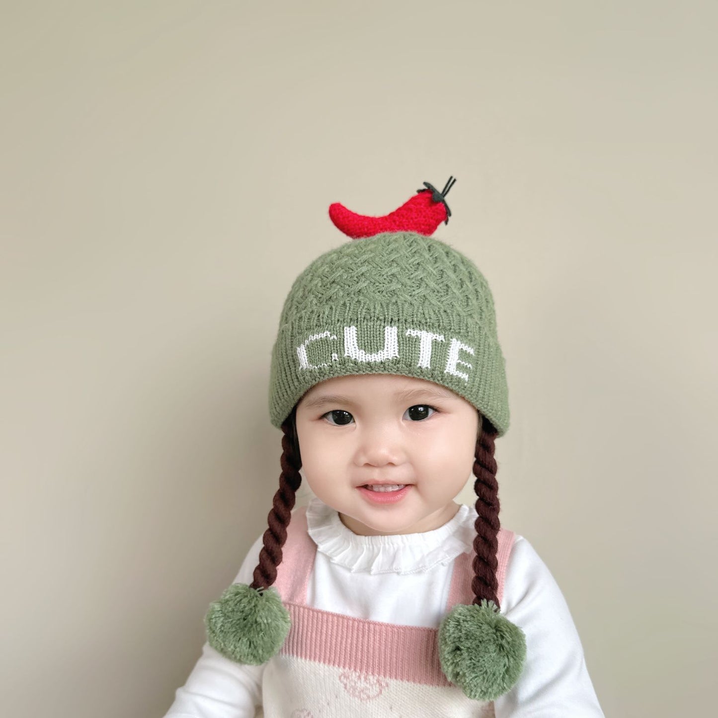 Wig Knitted Hat Travel Thermal Head Cover Kids' Headwear