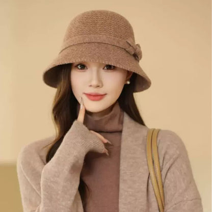 Women's Knitted Big Head Circumference Simple Fashionable Hats & Caps