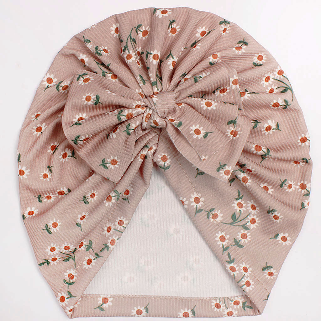 Summer Bow Hat Thin Creative Printing Kids' Headwear