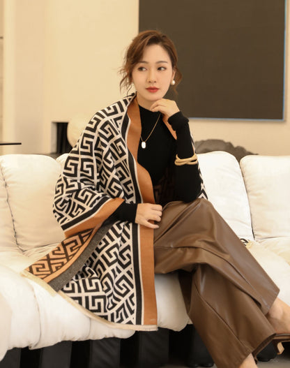 Women's Winter Fashionable Korean Thick Warm High-grade Scarfs