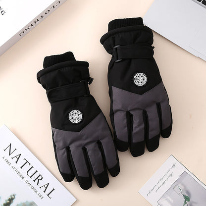 Women's & Men's Skiing Winter Cycling Outdoor Windproof Fleece Lined Padded Gloves