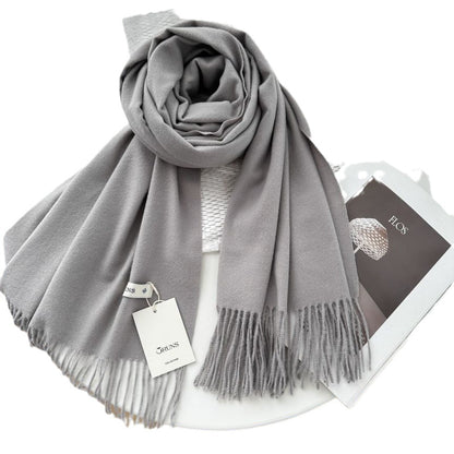 Women's Cashmere Texture Thickened Warm Korean Fashion Scarfs