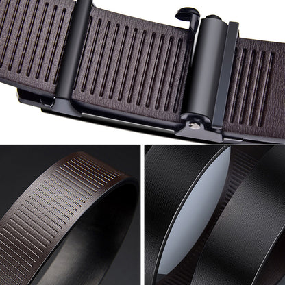 Men's Toothless Automatic Buckle Inner Wear Fashionable Business Pant Belts