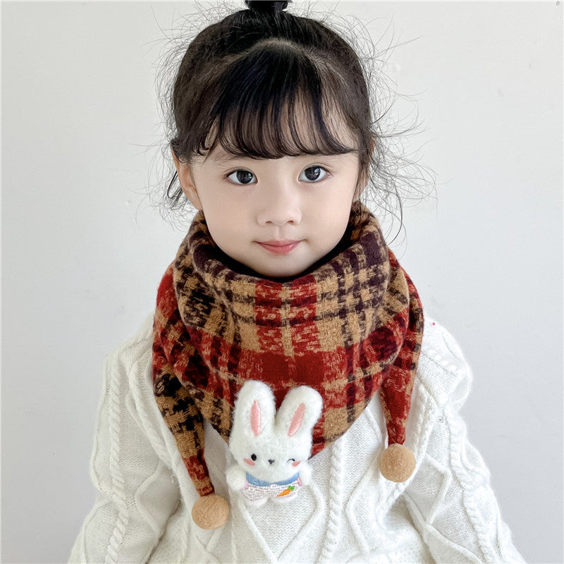 Children's Towel Color Polka Dot Pattern Double Scarfs