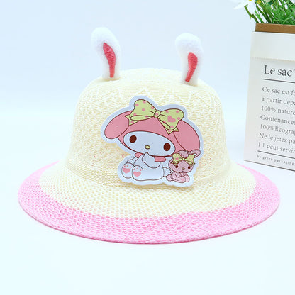 Children's Straw Summer Fisherman Boy Sun Protection The Kids' Headwear