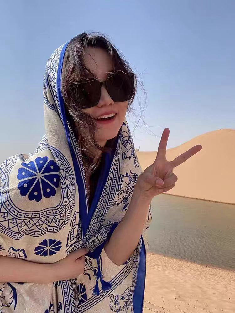 Ethnic Style Shawl Female Summer Hainan Scarfs