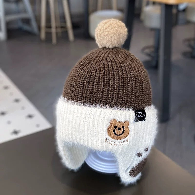 Children's Gary Cloth Knitted Hat Cartoon Little Kids' Headwear