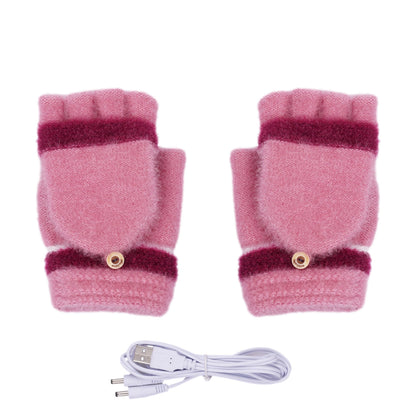 Flip Double-sided Electrically Heated Heating Warm Gloves