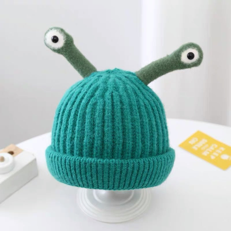 Children's Funny Hat Woolen Cute Cartoon Luminous Tentacles Warm Kids' Headwear