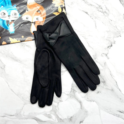 Biking Fleece-lined Thickened Cold Protection Korean Gloves