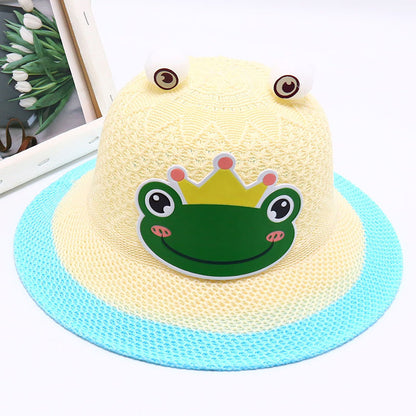 Children's Straw Summer Fisherman Boy Sun Protection The Kids' Headwear