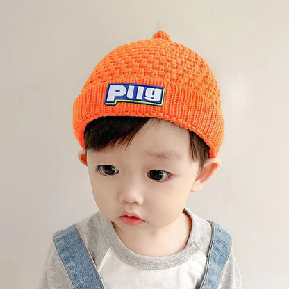 Hat Korean Style Striped Cute Bear Kids' Headwear