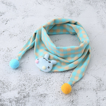 Children's Towel Color Polka Dot Pattern Double Scarfs