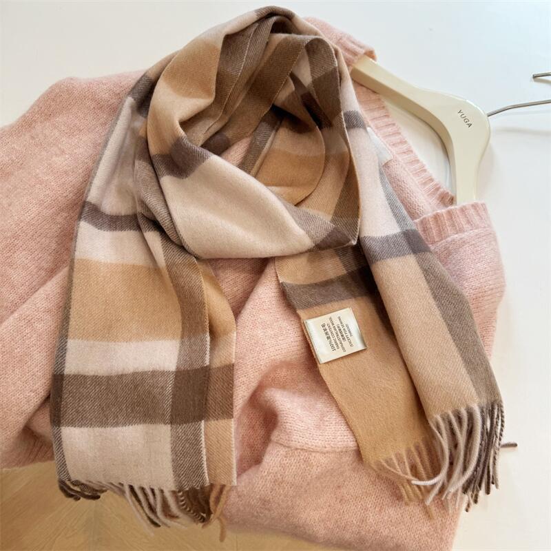 Women's Wool Korean Style High-grade Shawl Thermal Scarfs