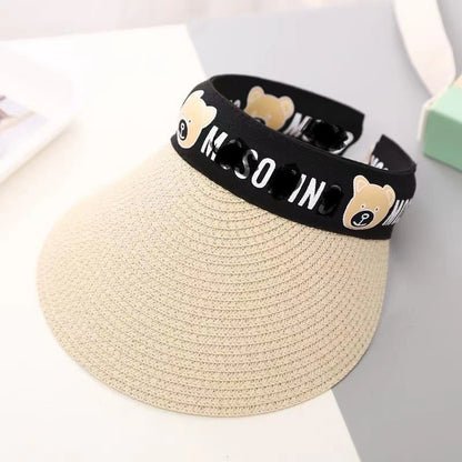 Children's Sunhat Summer Sun Protection Hat Cartoon Topless Kids' Headwear