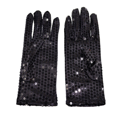 Children's Sequined Dance Show Kindergarten Jackson Adult Gloves