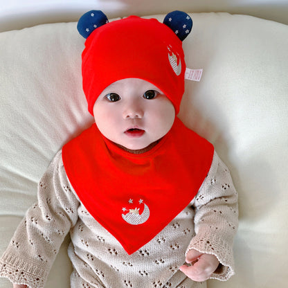 Cartoon Bear Hat Thin Cotton Born Beanie Kids' Headwear