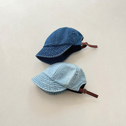 Children's Stylish Hat Denim Peaked Baseball Kids' Headwear