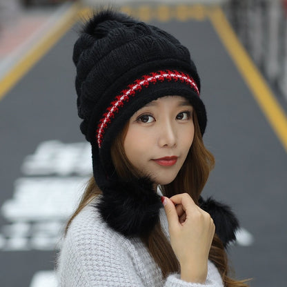 Hat Cute Fashion Princess Fleece-lined Warm Hats & Caps