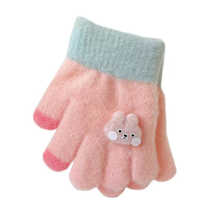 Children's Cold Protection Thickening Full Finger Boy Gloves