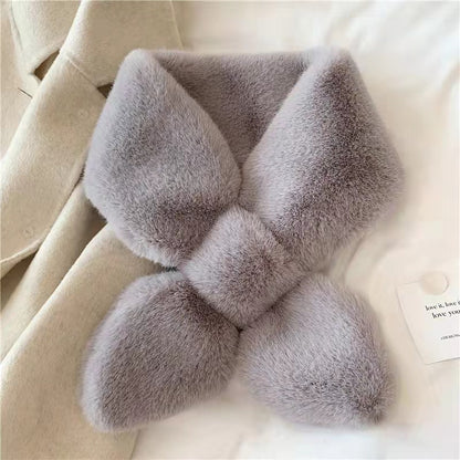 Thickened Fur Warm Collar Imitation Rabbit Scarfs