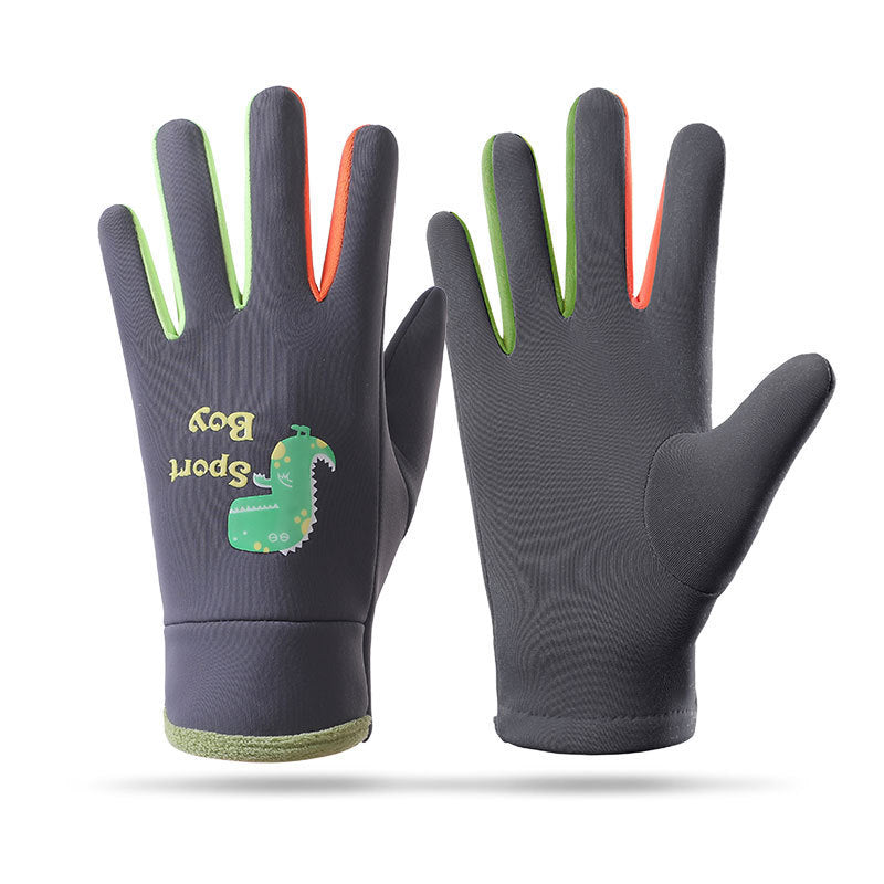 Children's Outdoor Sports Cycling Cold Protection Waterproof Gloves