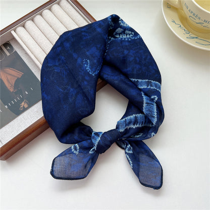 Women's Towel Soft Literary Decoration Silk Retro Scarfs