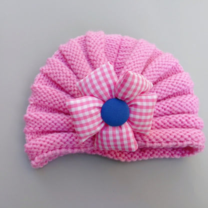 Children's Knitted Hat Warm Candy Color Boy Kids' Headwear