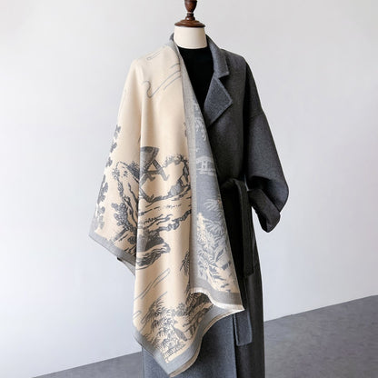 Warm Fashion Elegant Air-conditioned Room Shawl Scarfs