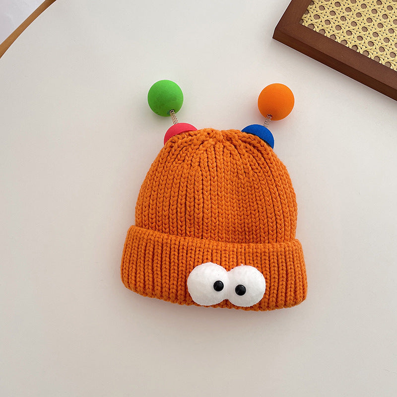 Male Female Cute Warm Beanie Hat Kids' Headwear