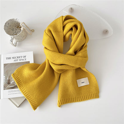 Women's Small Solid Color Korean Versatile Trendy Scarfs