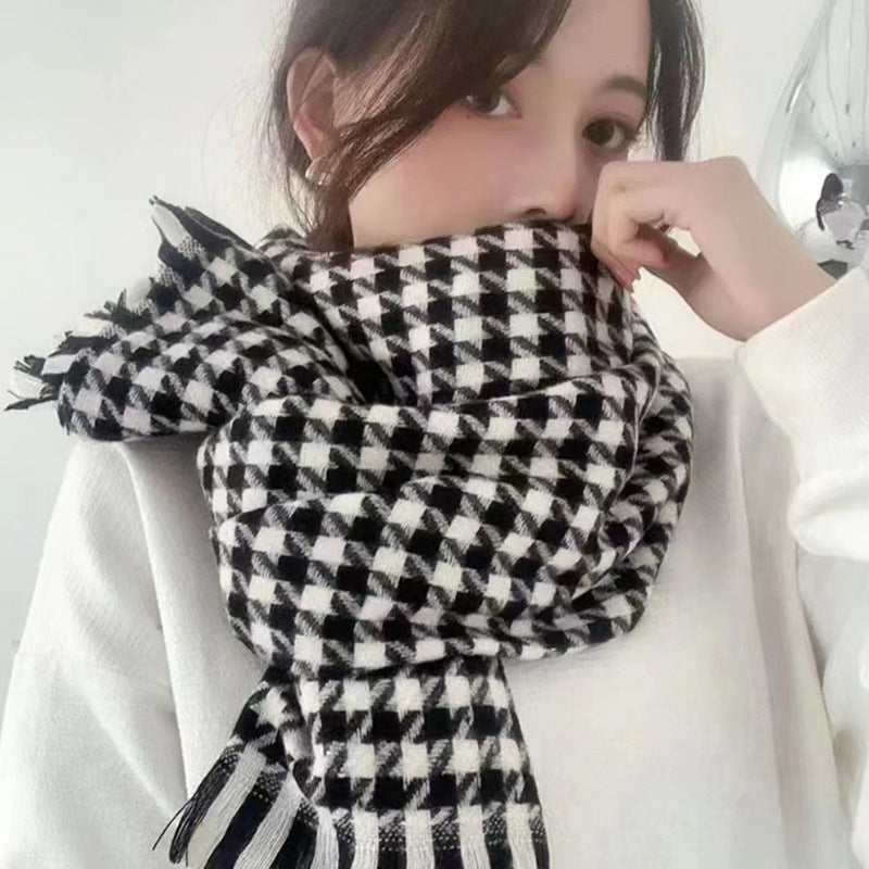 Attractive Female Winter Warm Thickened Shawl Scarfs