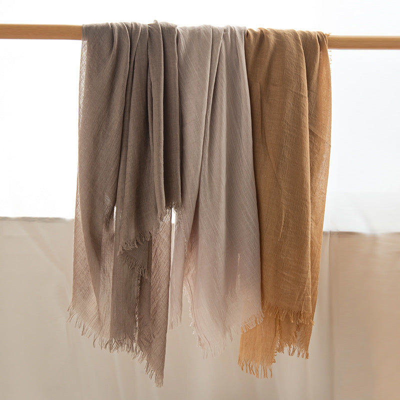 Women's Color Thin High-grade Long Air Conditioning Scarfs