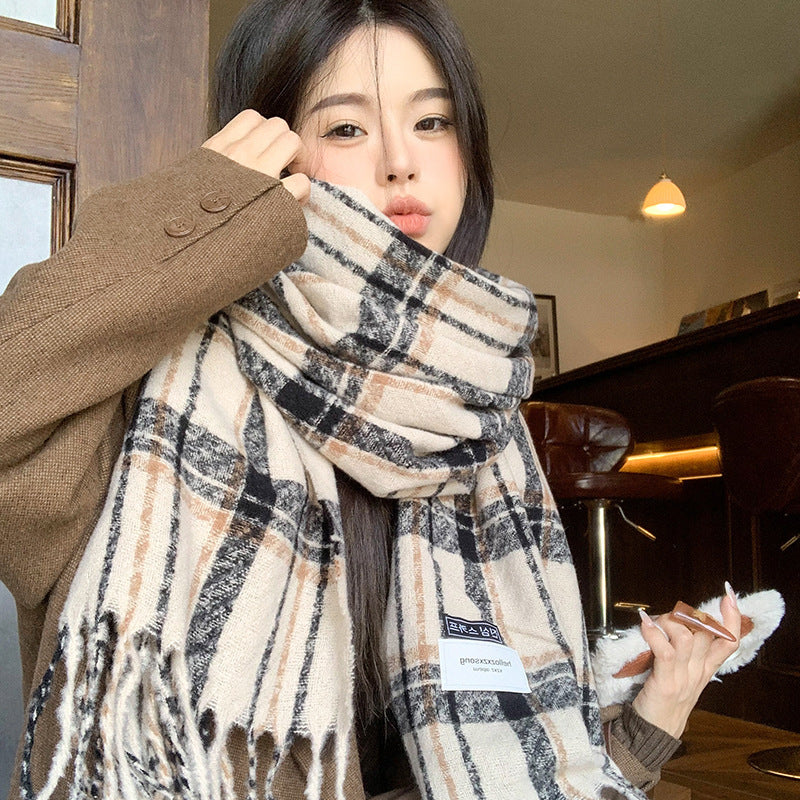 Female Winter Korean Style Versatile Cute Scarfs